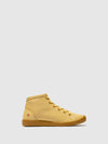 Lace-up Ankle Boots ISLEENIII747 LT. YELLOW W/DK.YELLOW SOLE